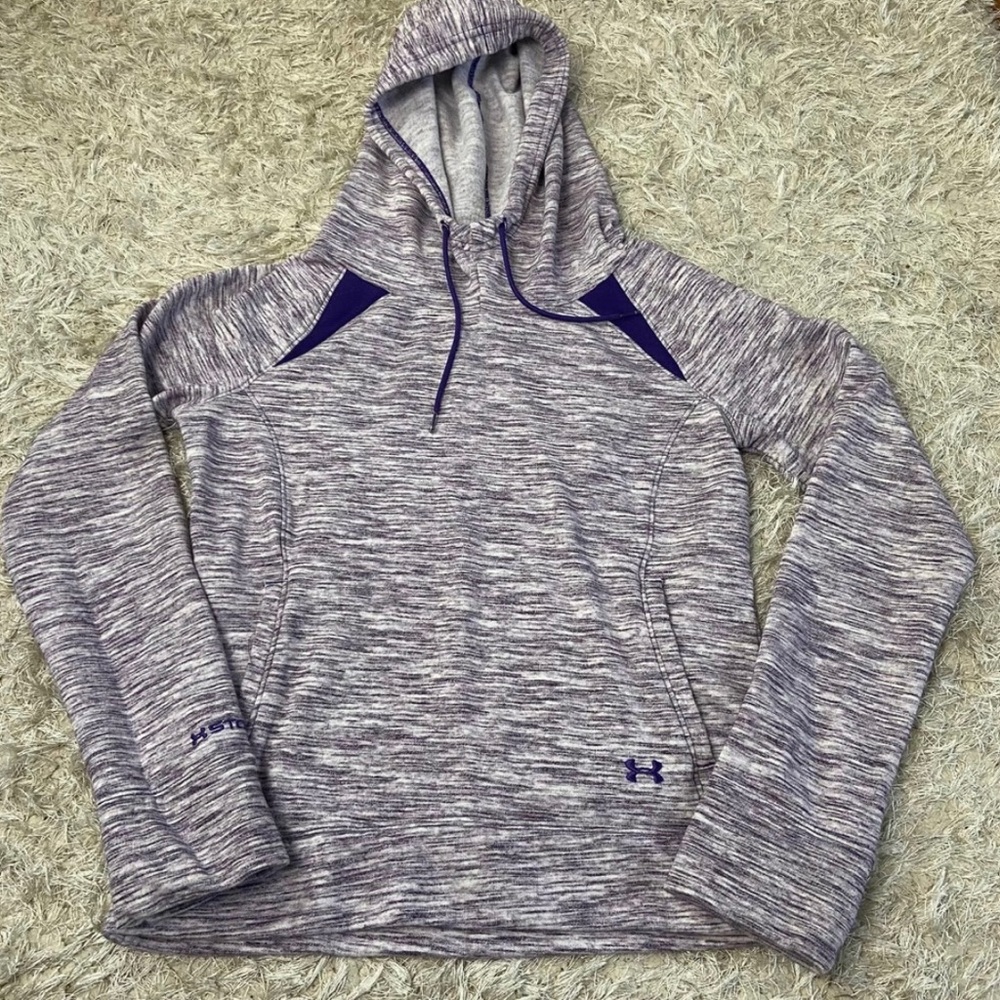 UNDER ARMOUR purple Cold Gear Hoodie size S